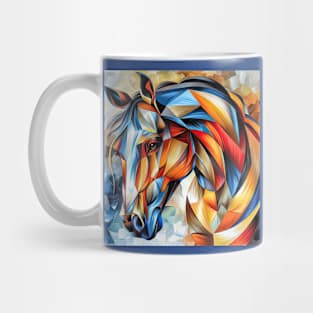 Art Deco Horse Mug